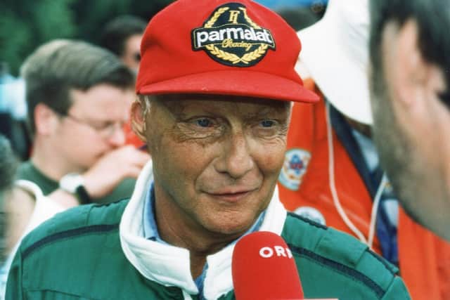 Niki Lauda at the 2001 Festival of Speed. 
