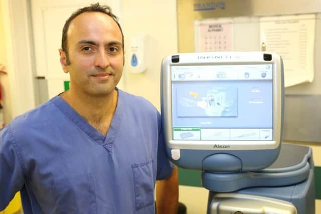 Interview with Eastbourne eye doctor – Shahram Kashani (photo from East Sussex Healthcare NHS Trust)