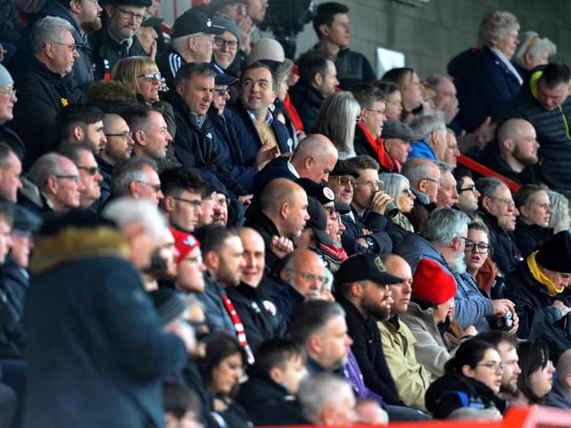 Crawley Town v Rochdale.crowd pictures. Pic S Robards SR2303253