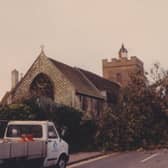 Storm damage in 1987