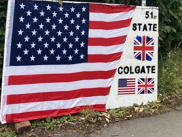 The tiny village of Colgate's proclamation: 51st state of America