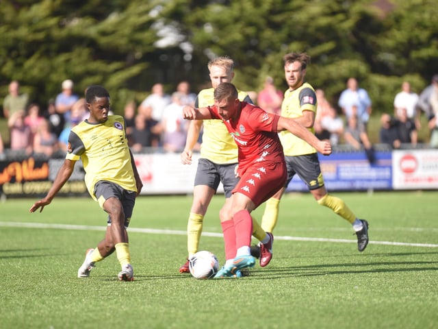 Images from Worthing v Eastbourne Borough in National South