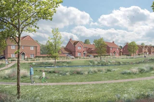 Developers want to build 100 new homes on agricultural land between Walshes Road and Luxford Road in Crowborough