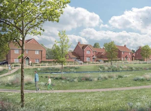 Developers want to build 100 new homes on agricultural land between Walshes Road and Luxford Road in Crowborough