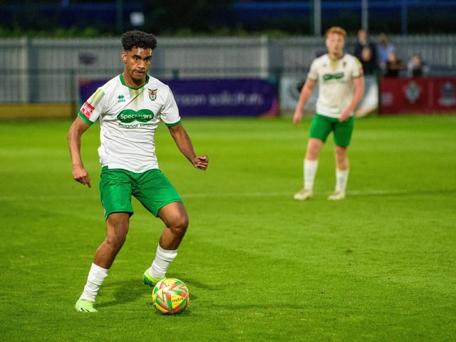 Action from AFC Totton v Bognor Regis Town, July 2023