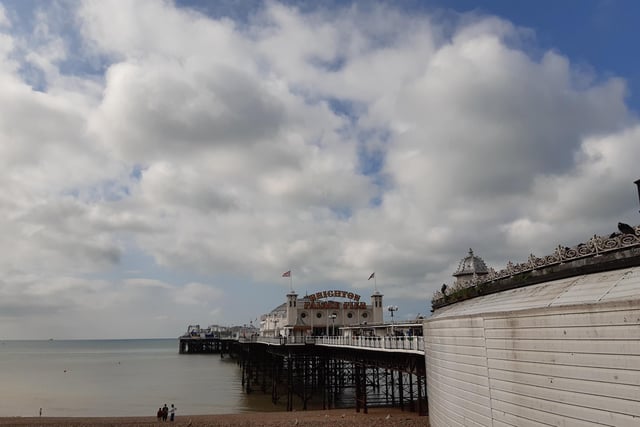 Start at Brighton Palace Pier and head east