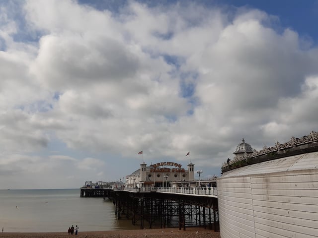 Start at Brighton Palace Pier and head east