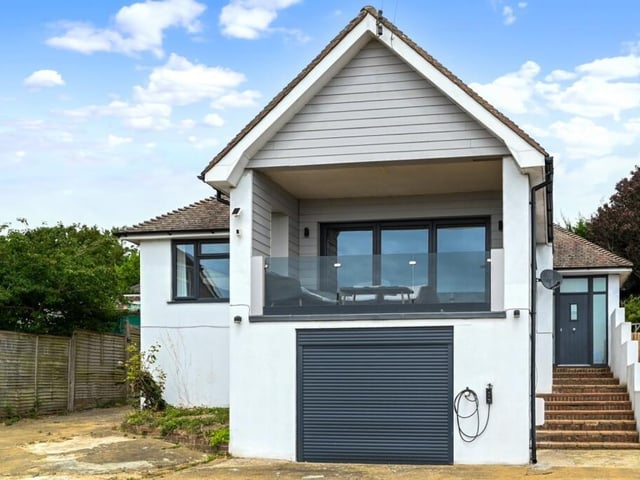 The property, in Firle Road, North Lancing, has a guide price of £1.1million