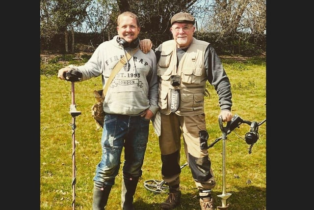 ‘The Decent Detectorists’ from Eastbourne (photo from Simon Weller)