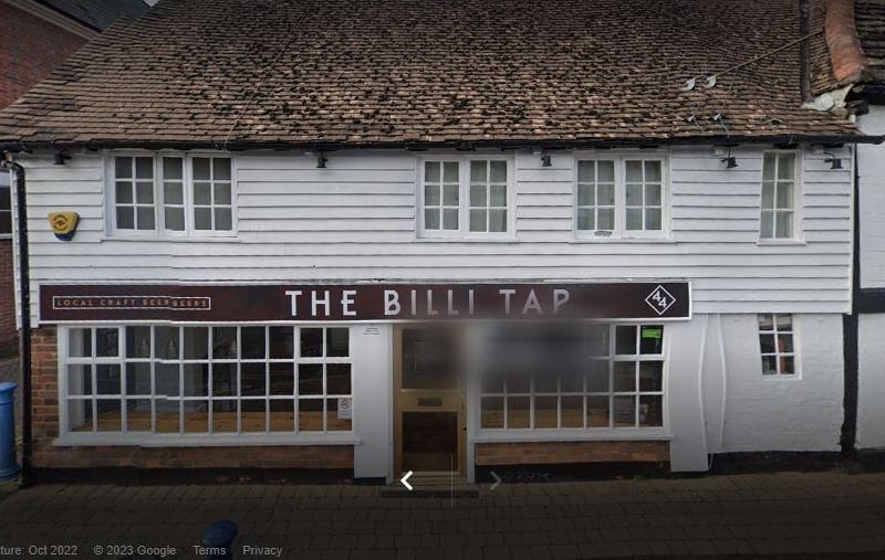 The Billi Tap, Billingshurst: 'This welcoming high street micropub is the brewery tap for both Brolly and Little Monster breweries with two cask ales and seven keg lines. The beer range is every-changing and there is a local cider.'