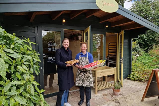 Chantelle Nicholson and Janine Edwards at Gloriette in Borde Hill