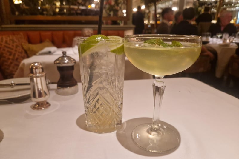 1917 cocktails at the Ivy - Vivien Leigh’s Elixir and Marlene Dietrich’s Glitz