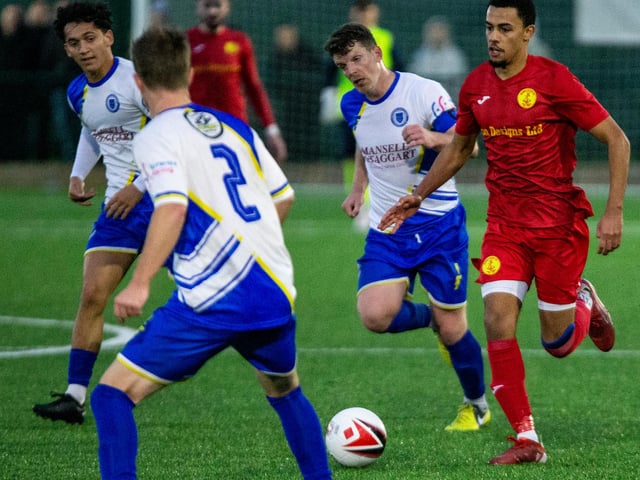 Newhaven take on Haywards Heath Town in the SCFL premier division