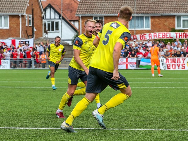 Action from Worthing v Eastbourne Borough