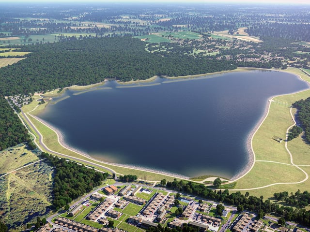 An artist's impression of Havant Thicket