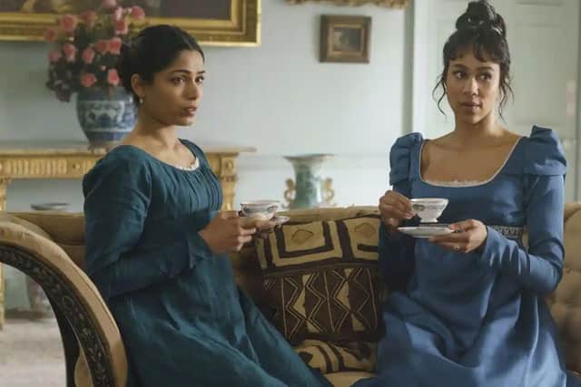 Freida Pinto and Zawe Ashton - Photograph Ross Ferguson/Bleecker Street/AP