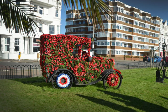 The Bexhill Poppy Car 2023.