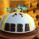 ABBA-themed cake.