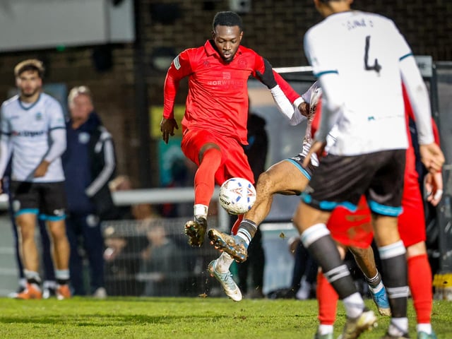 Action from Eastbourne Borough's brilliant 5-2 win away at Dover Athletic in the National League South