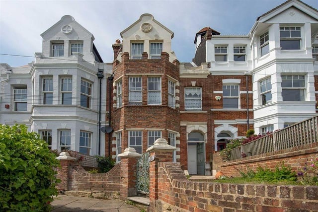 The flat is situated in an Edwardian terrace