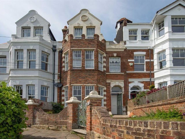 The flat is situated in an Edwardian terrace