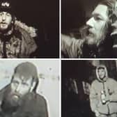 An image of the four men police say they want to speak to. Picture: Sussex Police