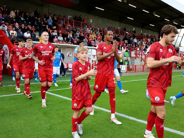 Crawley Town drew 1-1 with Stockport County in their League One encounter at the Broadfield Stadium. Stephen Lawrence/Telephoto Images was there to catch the action