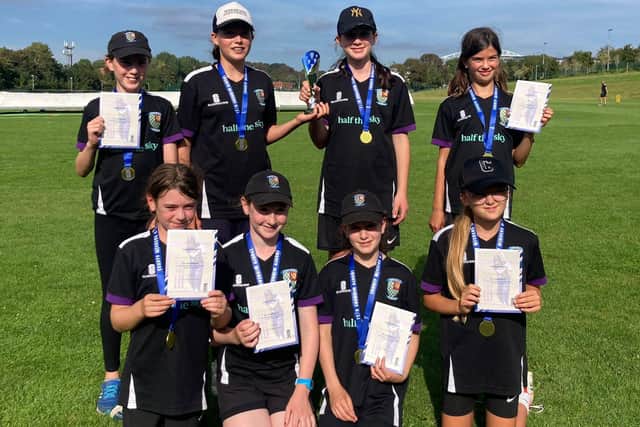 Winners: Lewes Priory CC's U11 girls' squad | Picture: LPCC