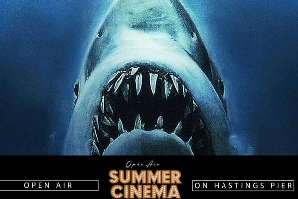 Jaws is being shown on the big screen on Hastings Pier tonight (Tuesday August 1)