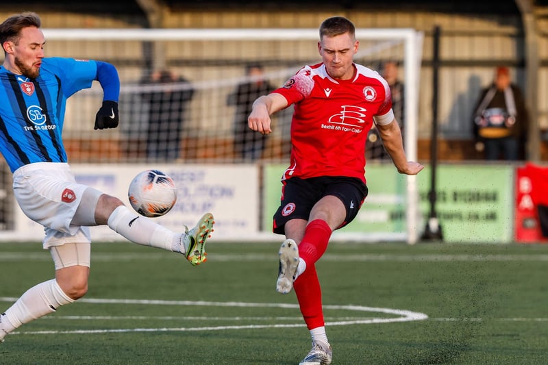 Action from Eastbourne Borough's 2-1 FA Trophy third round defeat at home to Bracknell Town