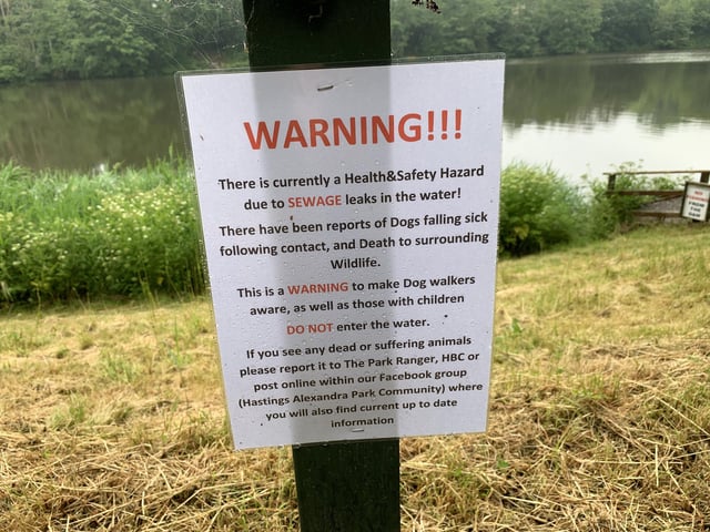 Buckshole Reservoir in Hastings.
