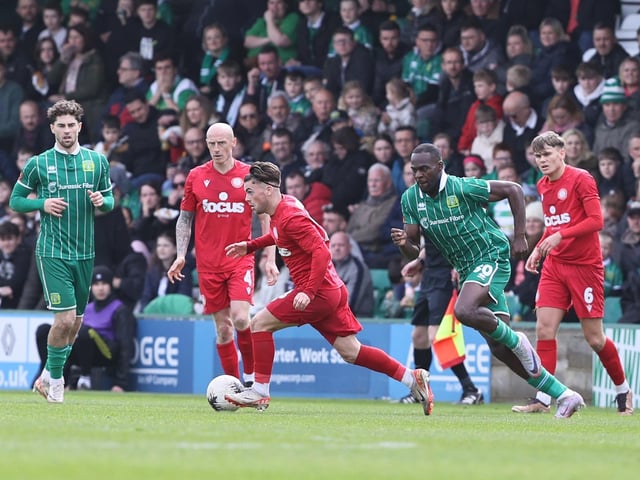 Action from Worthing's National South win at Yeovil
