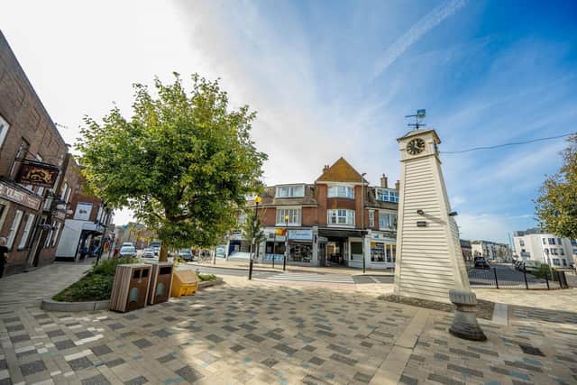 The new look High Street in Littlehampton. Photo: West Sussex County Council