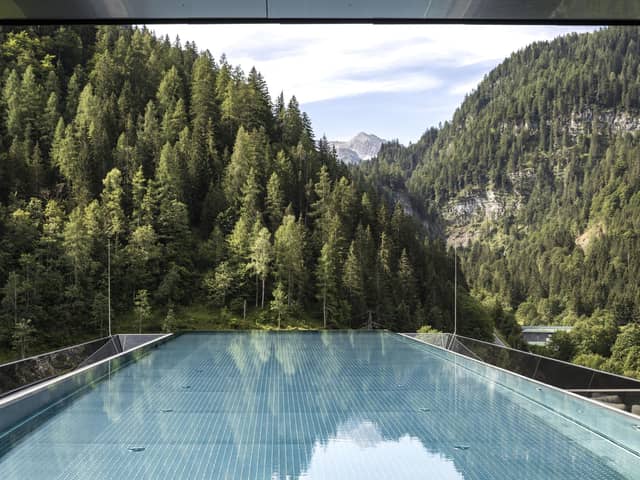 Rooftop infinity pool at Hotel Lürzerhof. Picture courtesy of David Innerhofer/Hotel Lürzerhof
