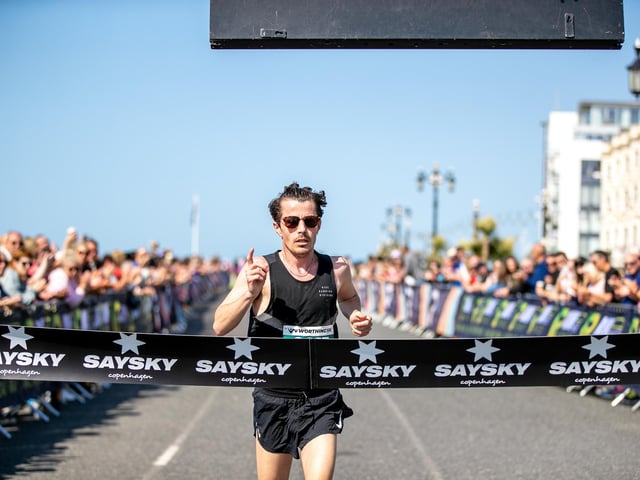 Images from a sun-baked Worthing 10k