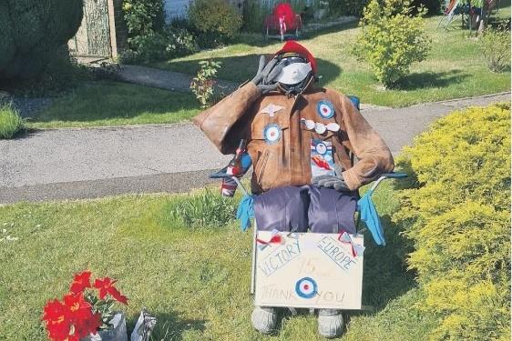 David Wyatt spotted this airman scarecrow in Midhurst