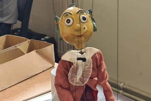 A 1950s Pelham puppet at the Lindfield Repair Cafe