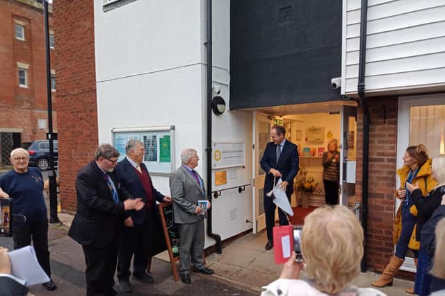 The official reopening of the Isabel Blackman Centre by the Lord Lieutenant of East Sussex. Picture by Kevin Boorman