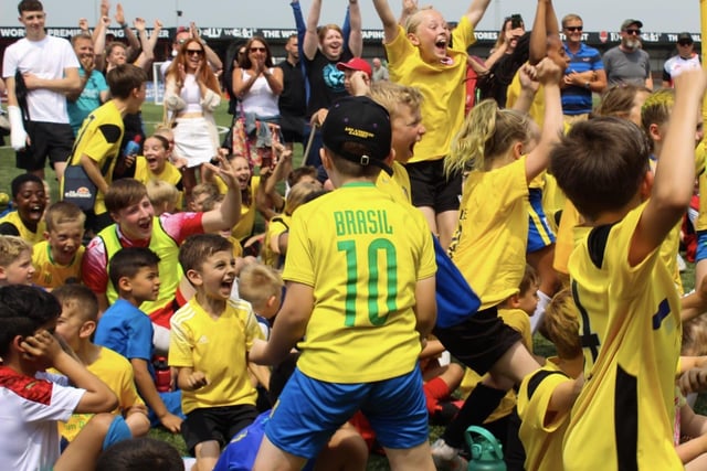 Eastbourne Borough FC staged their annual World Cup tournament for young footballers