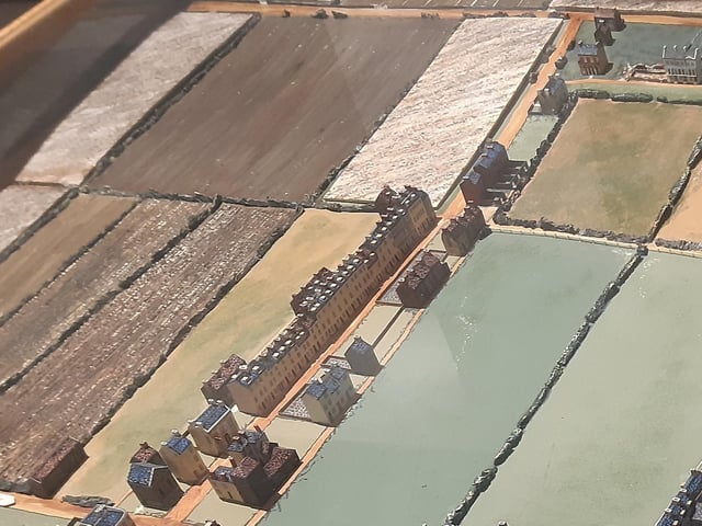 Portland Road in the diorama of Worthing in 1815