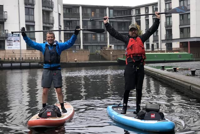 Jamie BartlettBundy and John Bartlett completed their Paddle4Pearl challenge in October, covering 100km from Bowling Harbour on the west coast to Edinburgh on the east
