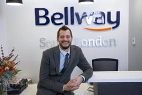 Ian Trindall, Sales Manager for Bellway South London, pictured in the divisional office in Redhill