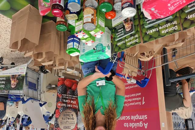 Eastbourne Foodbank's collection at Tesco