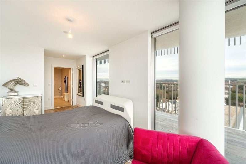 This two-bedroom apartment in an unrivalled position on Worthing seafront has just come on the market with Michael Jones Estate Agents priced at £850,000. Located at the award-winning Bayside development, it offers stunning triple-aspect views.