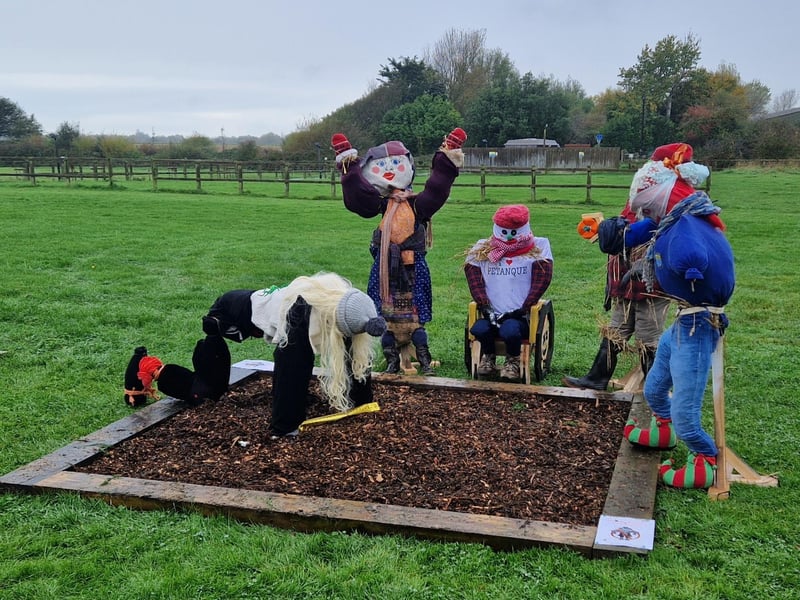 Ferring Scarecrow Festival from October 26 to November 3, 2024, is a feast for the eyes and the senses, with interactive displays and comical scenes to delight and amuse people of all ages. Purchase a map for £1 at The Orange Tree and support the fundraising for The Community Dementia Hive at Beehive Care in Ferring.