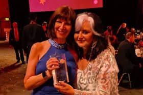 Dianne with Slimming World founder Margaret Miles-Bramwell