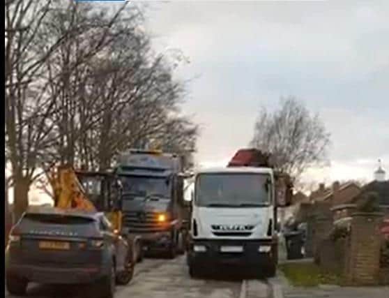 Residents decided to protest last week to raise specific concerns around traffic movements, the timings of construction deliveries, mud on the roads and inconsiderate contractor parking.