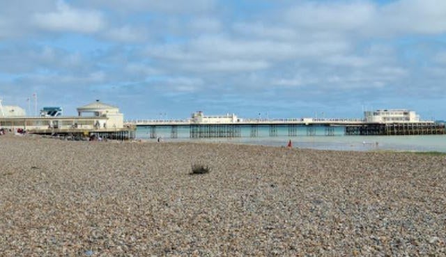Take a stroll along the seafront promenade and enjoy the beautiful views of the beach and the English Channel