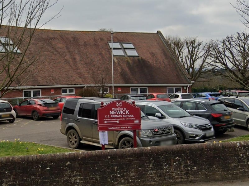 Newick Church of England Primary School in Allington Road, Newick, Lewes, BN8 4NB.