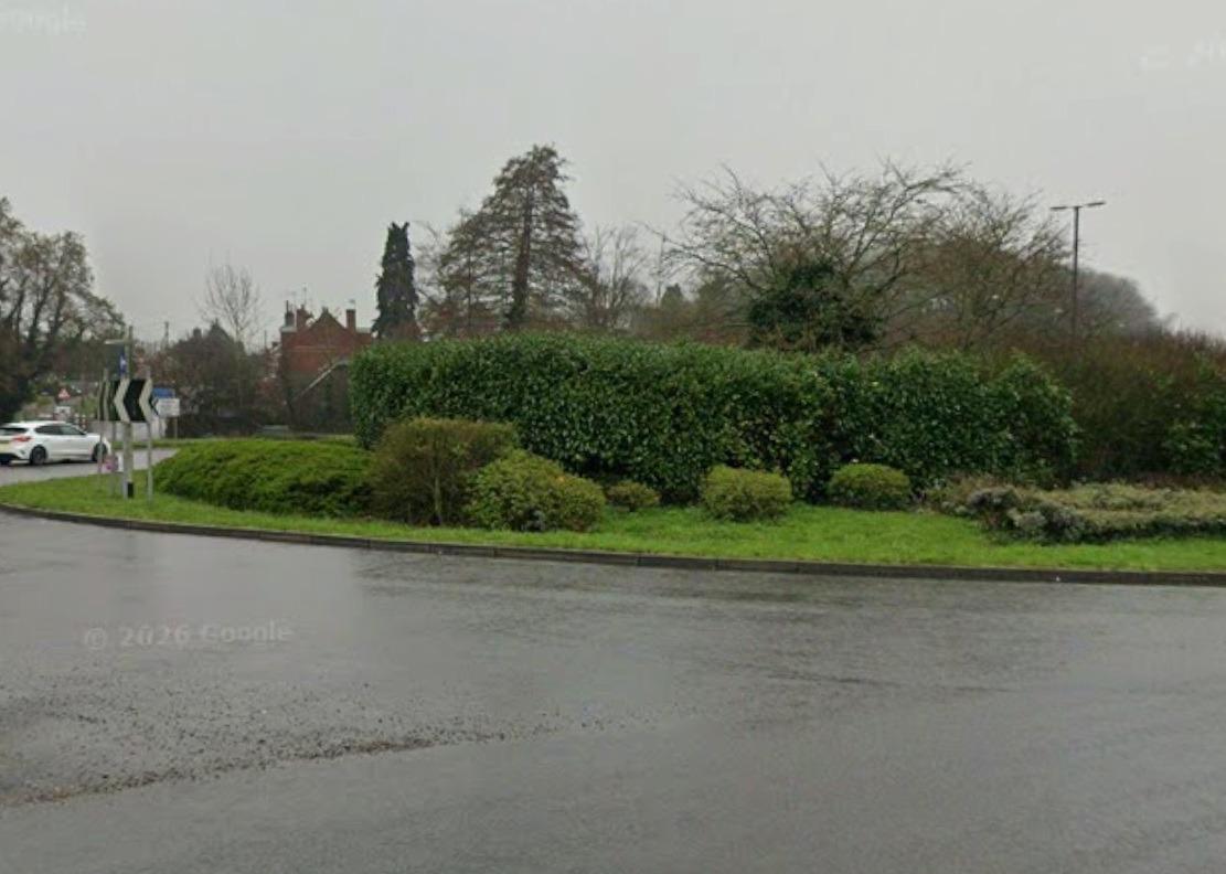Road clear after report of two-car collision on A264 between Crawley ...
